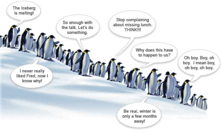 John Kotter, Our iceberg is melting John Kotter, Our iceberg is melting